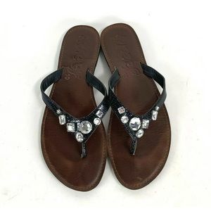 Reef Flip Flops Gem Detail Womens Size 10